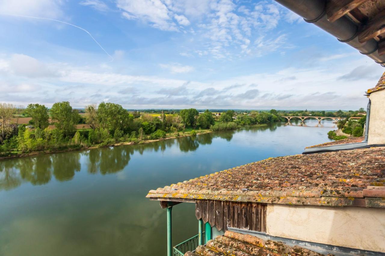 Hotel Restaurant Cote Garonne Le Balcon Des Dames - Tonneins Fauillet Marmande - Vue Panoramique Bord De Garonne Chambres Climatisees Exterior photo